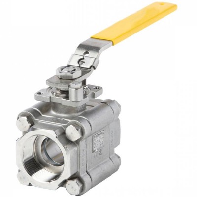 stainless steel three Piece thread NPT BSP ball valve price heavy type water float ball valve 1000wog